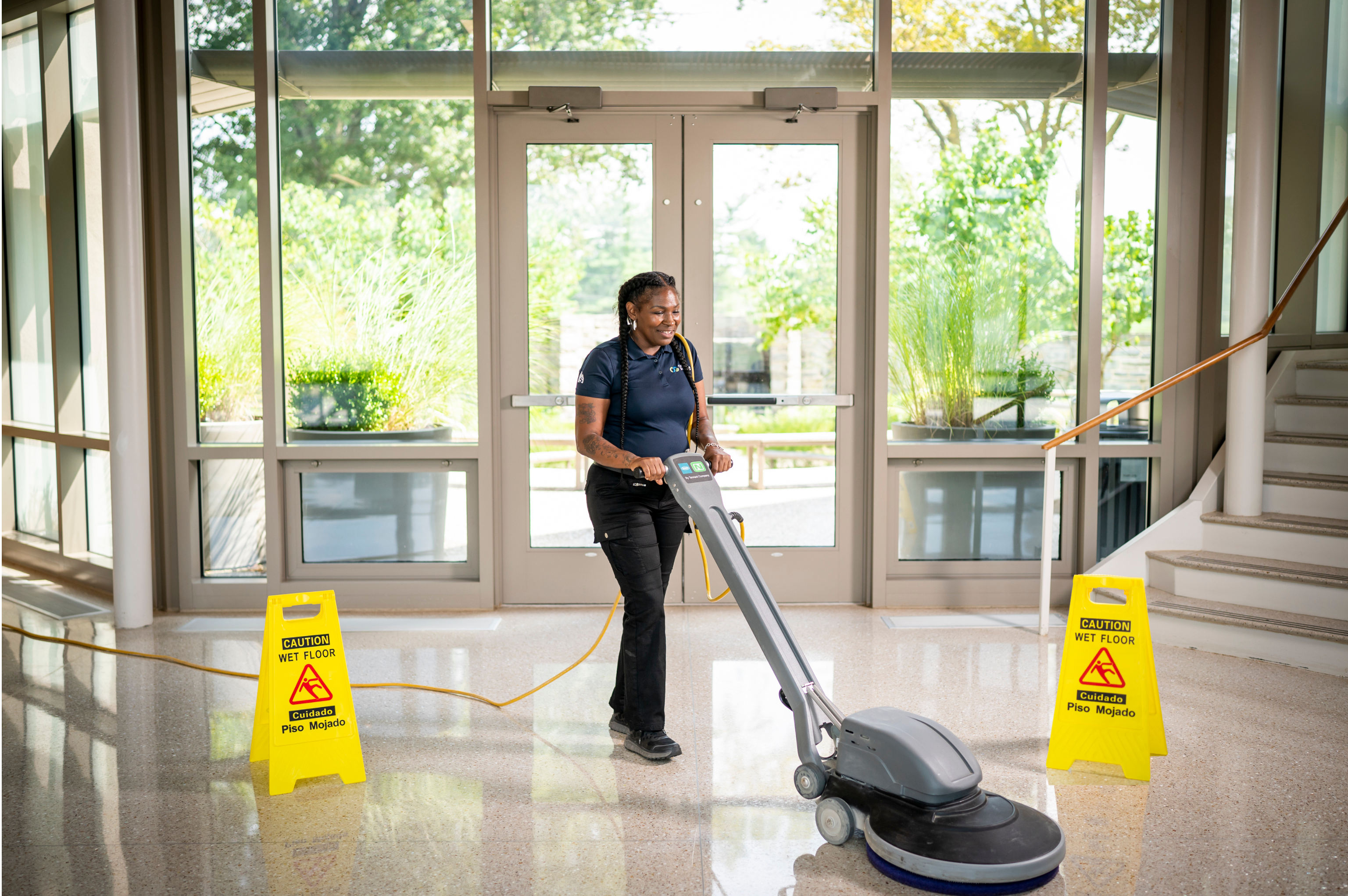 Custodial and janitorial services by Campus Services Group available in private schools, day schools, and universities.